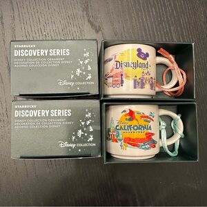 Starbucks Disney Discovery Series Ornaments 2024